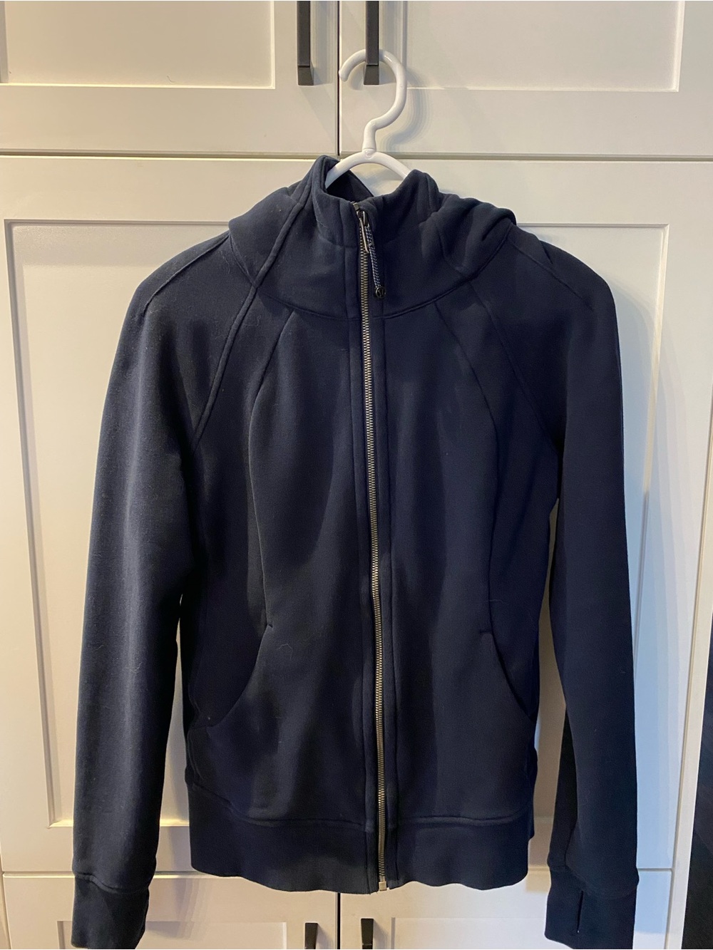 Brand new without tag- lululemon Navy Full-Zip Hooded Jacket